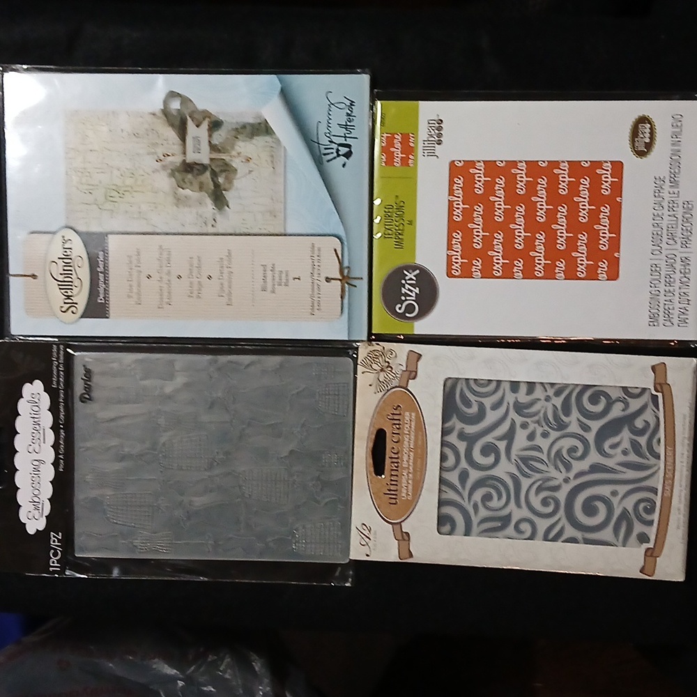 Bundle of Embossing Folders (4)
